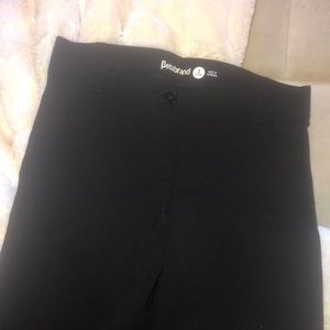 beta brand black small long dress pants